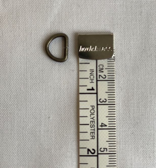 Hovedbilde D-ring (gammel messing) 179