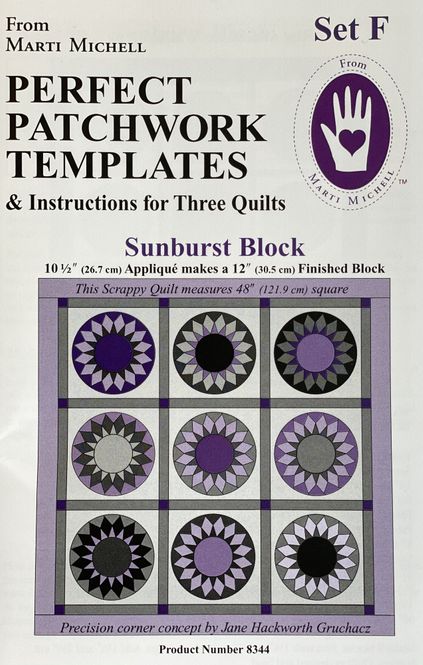 Hovedbilde Sunburst Block (Set F) med linjaler