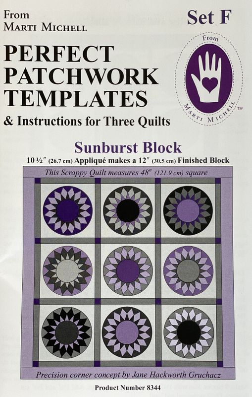 Sunburst Block (Set F) med linjaler