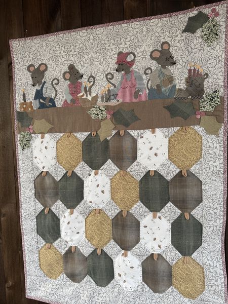 Bl&aring; advent, stoffpakke til adventskalender 