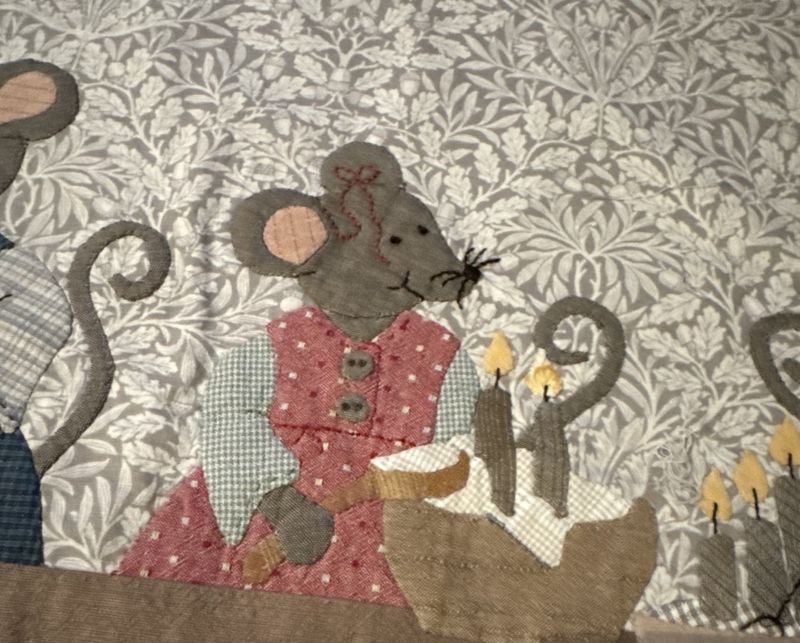 Blå advent, stoffpakke til adventskalender 