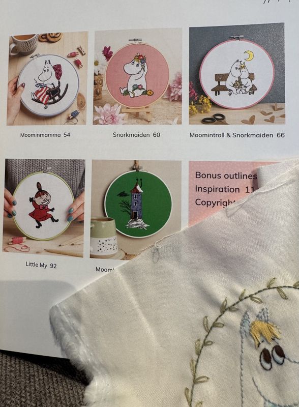 Moomin embroidery
