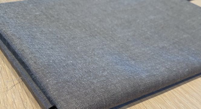 Hovedbilde Chambray bomull, mulvarpfarget (2758 033)